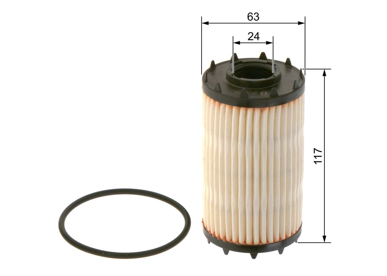 BOSCH filtre auto diamètre 64 mm hauteur 117 mm F026407274