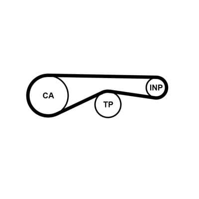 Zahnriemen CONTINENTAL CTAM CT1194