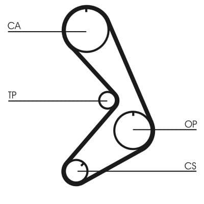Zahnriemen CONTINENTAL CTAM CT750