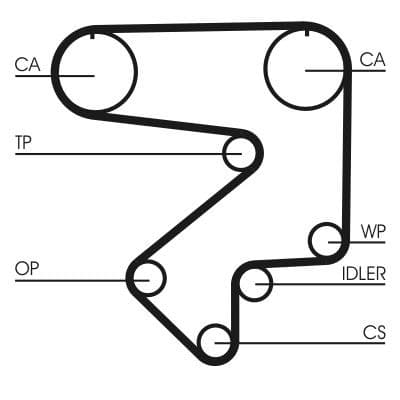 CONTINENTAL CTAM Zahnriemen CONTCT783