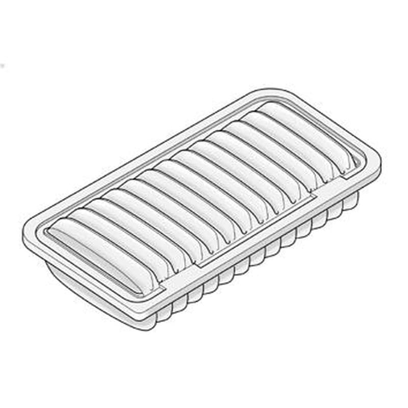PURFLUX Luftfilter A1128 Filtereinsatz 257x115x45 mm
