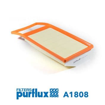 PURFLUX Luftfilter A1808 348x156x63 mm Filtereinsatz Motor Ersatzteil