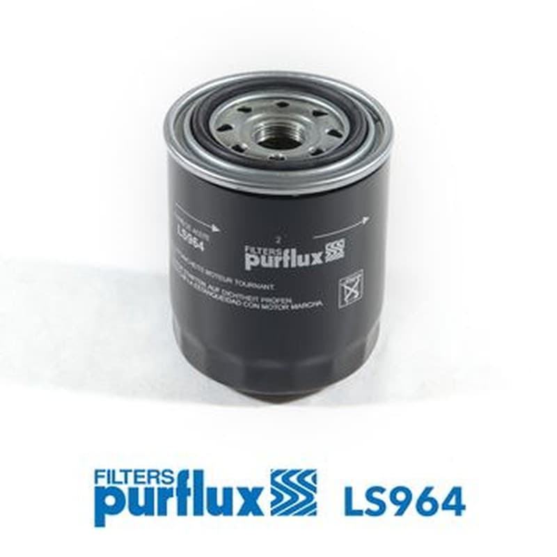 PURFLUX Ölfilter LS964 Schraubfilter Durchmesser 80 Höhe 101 mm