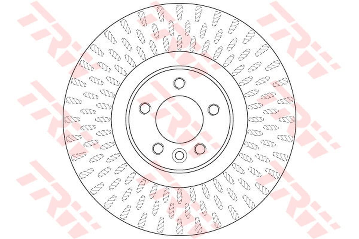 Trw Disco Freno Hyundai Santa Fe I 2001 - 2006 Df6508S
