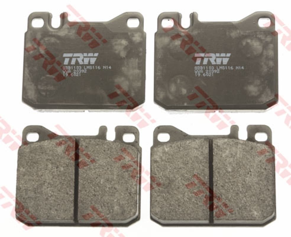 TRW plaquettes de frein GDB1103 89,7x73,8 épaisseur 18,5 mm prévu témoin