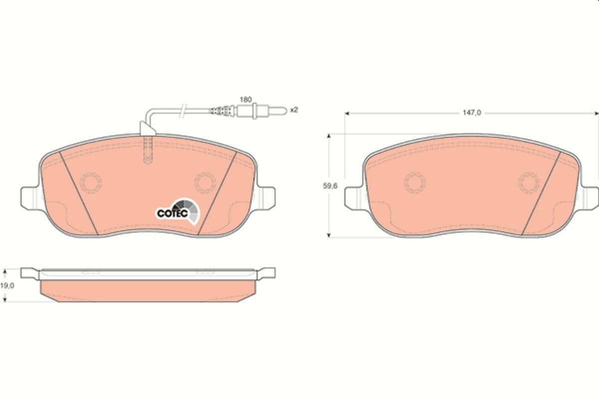 Trw Pattini Freno Fiat Scudo/Ulysse/Jumpy/Expert (02- Gdb1503