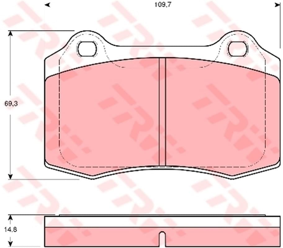 Trw Pattini Freno Ford Focus (Daw, Dbw) Rs Gdb1513