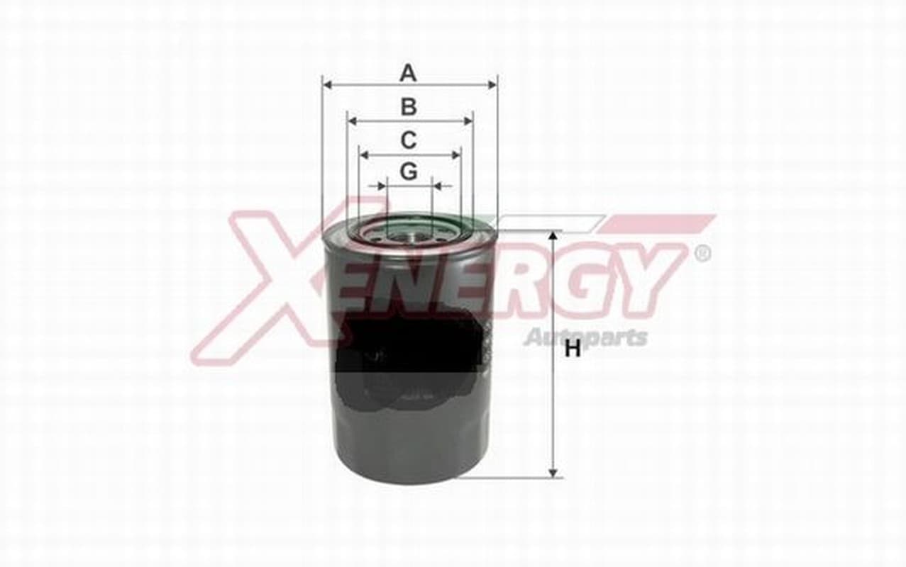 AP XENERGY filtre à huile X159636 à visser diamètre 102 hauteur 153 mm
