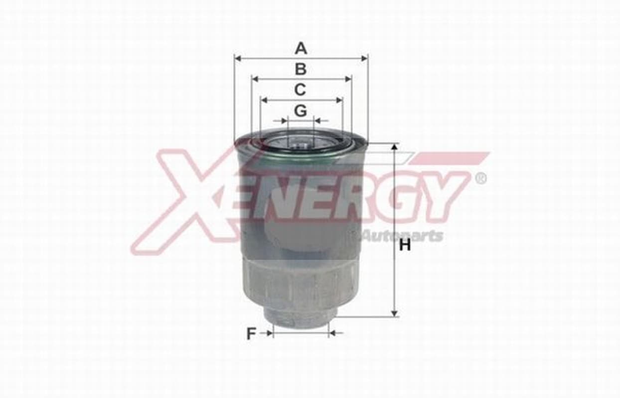 AP XENERGY filtre à carburant X159855 à visser diamètre 95 hauteur 145 mm