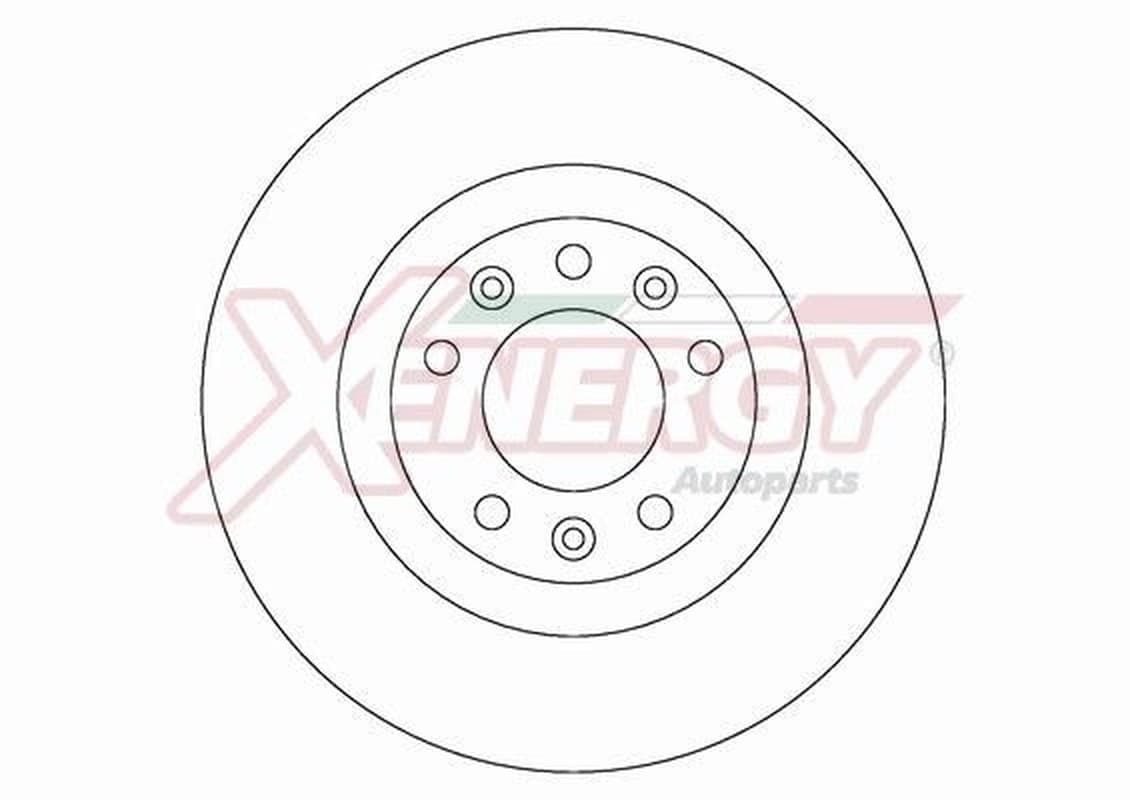 AP XENERGY disque de frein X601481 plein diamètre 290 épaisseur 12 mm 5 trous