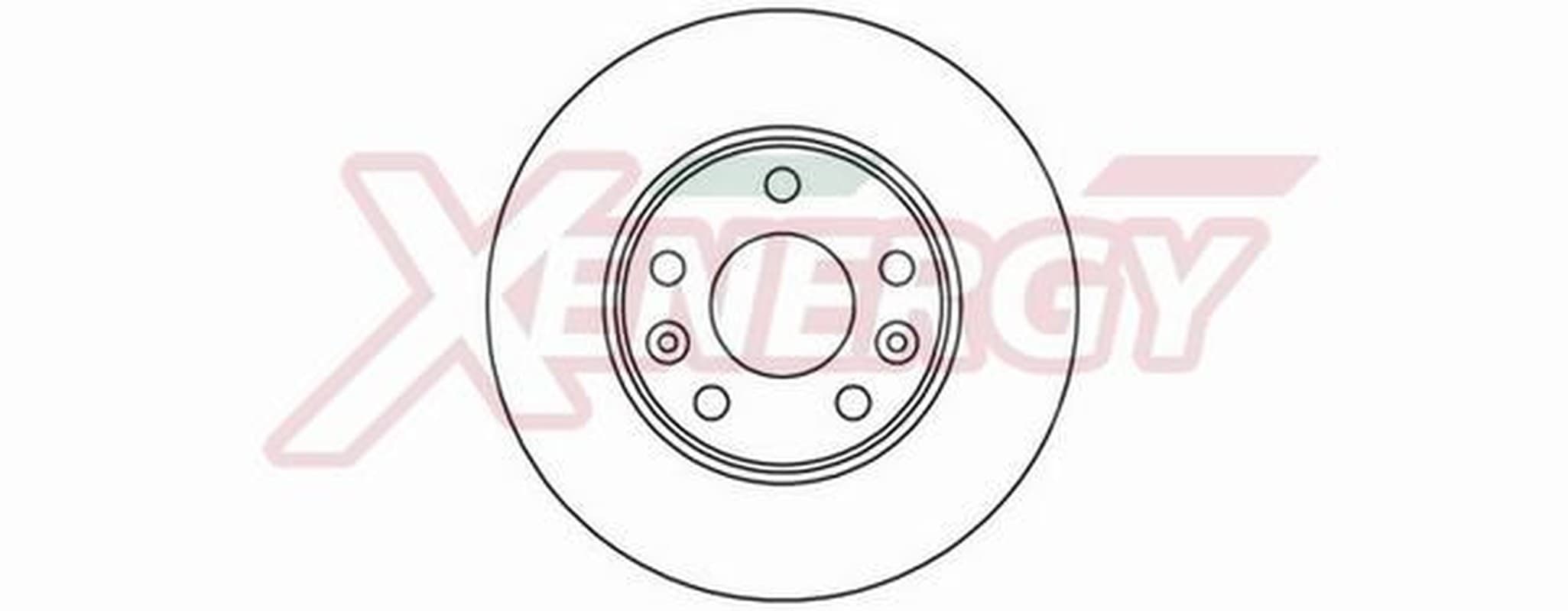 AP XENERGY Bremsscheibe X602167 belüftet Durchmesser 280 Stärke 24 mm 5 Bohrungen