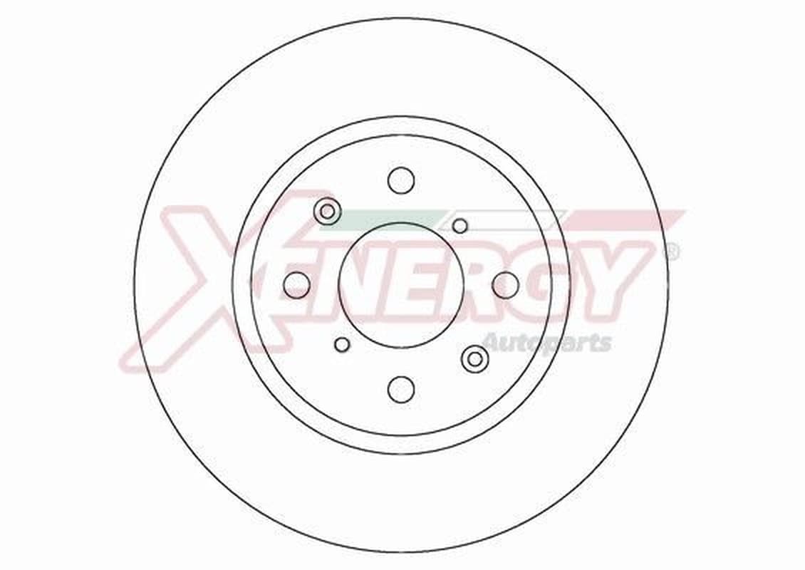 AP XENERGY Bremsscheibe X602763 belüftet Durchmesser 256 Stärke 22 mm 4 Bohrungen