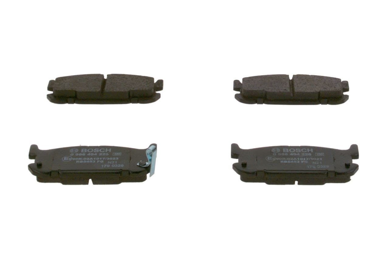 BOSCH plaquettes de frein 0986494226 102,3x42,7 épaisseur 13,2 mm avec témoin sonore