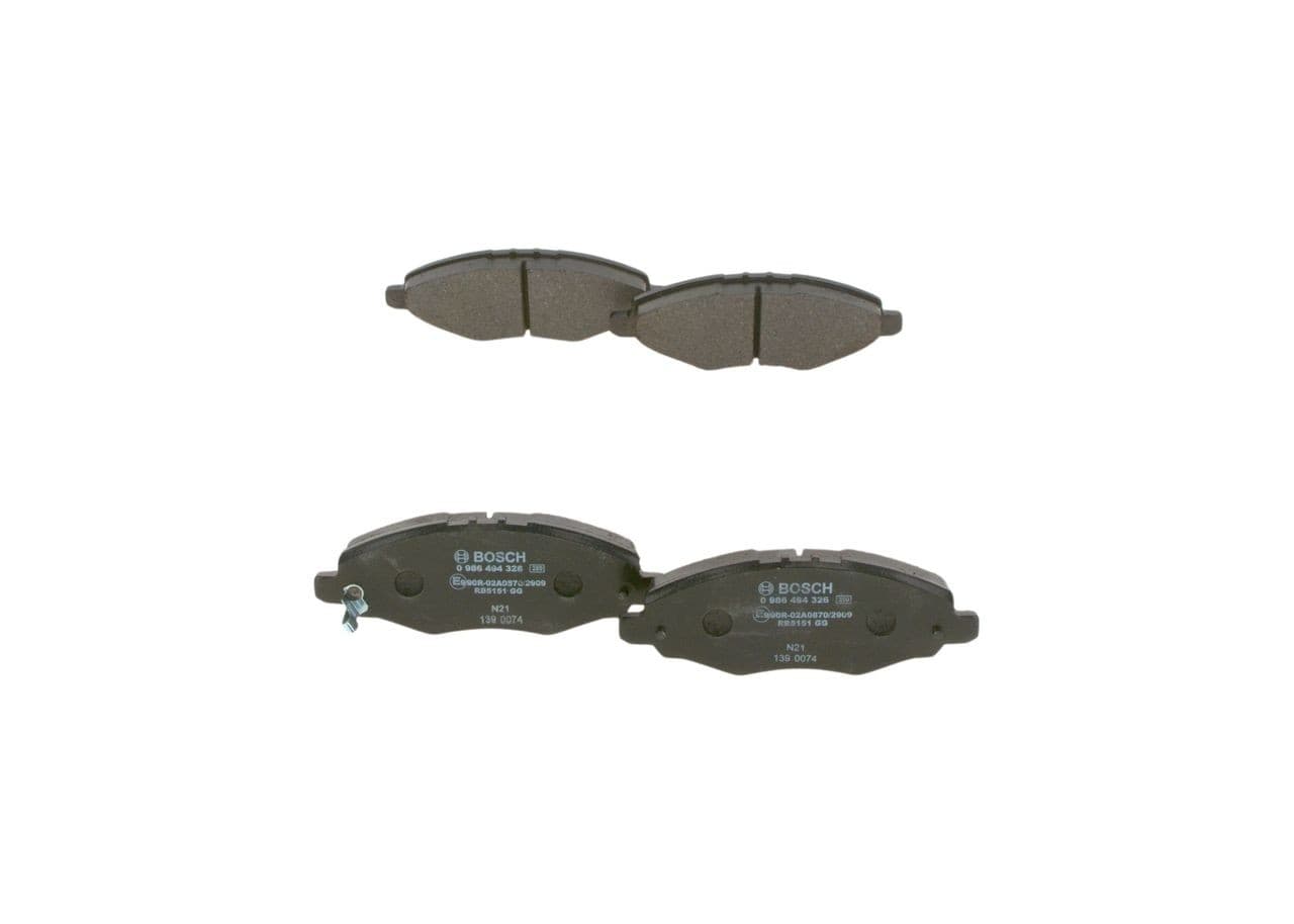 Bosch Kit Pastiglie Freno 986494326