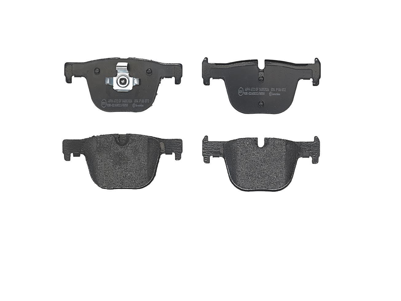 BREMBO Bremsbeläge P06072 für Warnkontakt für Auto-Bremsanlage