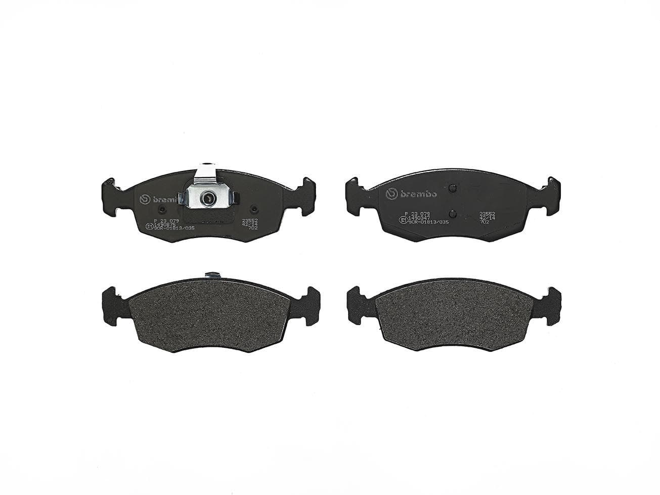 BREMBO plaquettes de frein P23079 151,4x52,5 épaisseur 18 mm