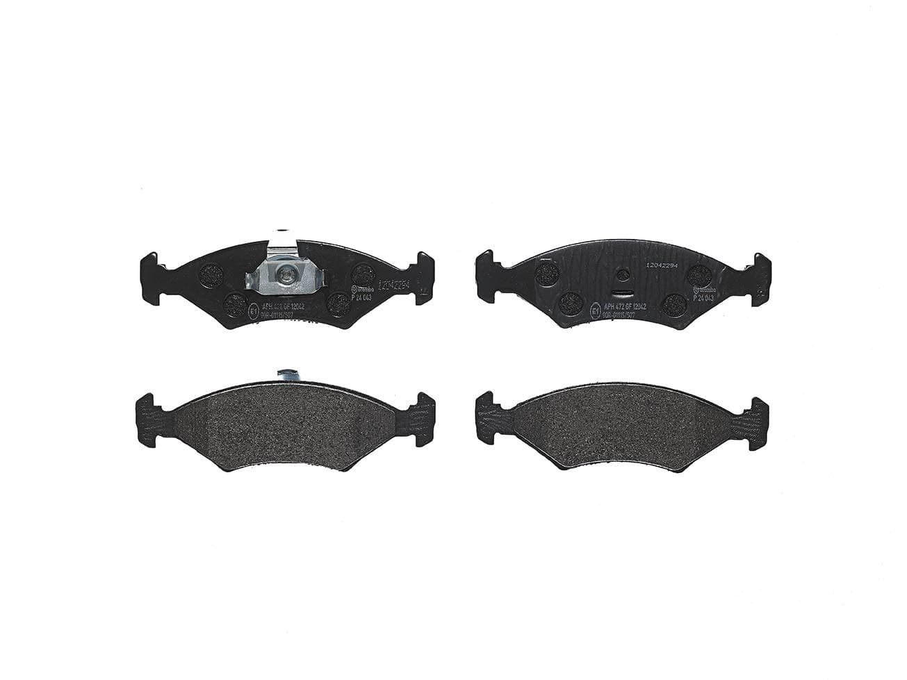 BREMBO plaquettes de frein P24043 150,1x46,4 épaisseur 17,5 mm
