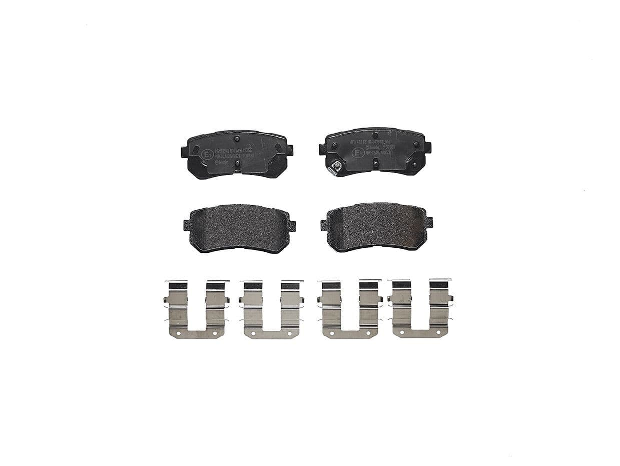 BREMBO Bremsbeläge P30068 93,1x41,1 Stärke 15,9 mm mit akustischer Warnung