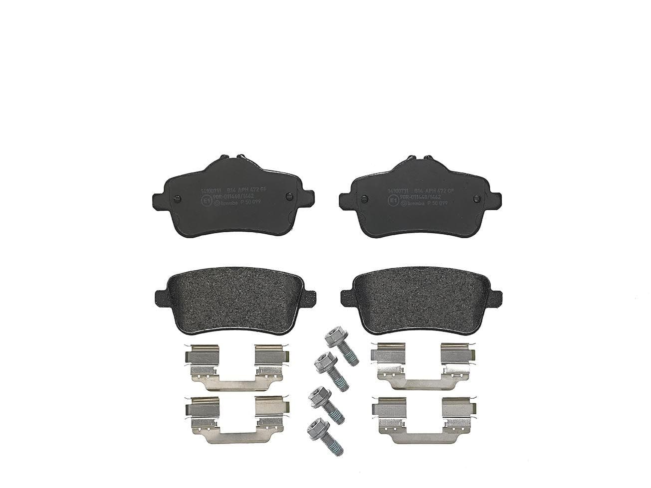 BREMBO plaquettes de frein P50099 prévu témoin