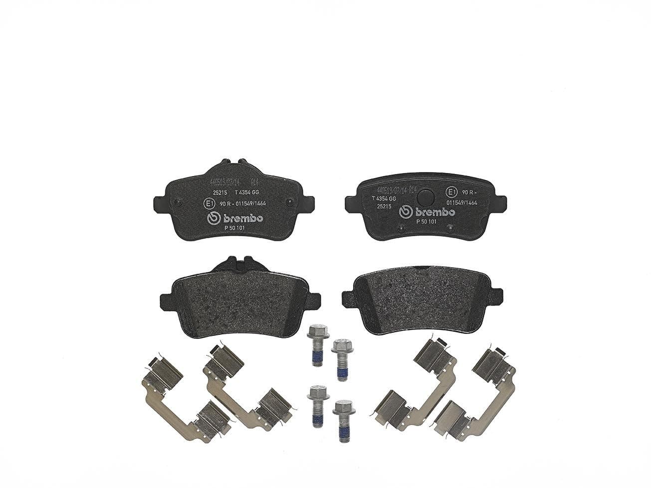 BREMBO plaquettes de frein P50101 prévu témoin