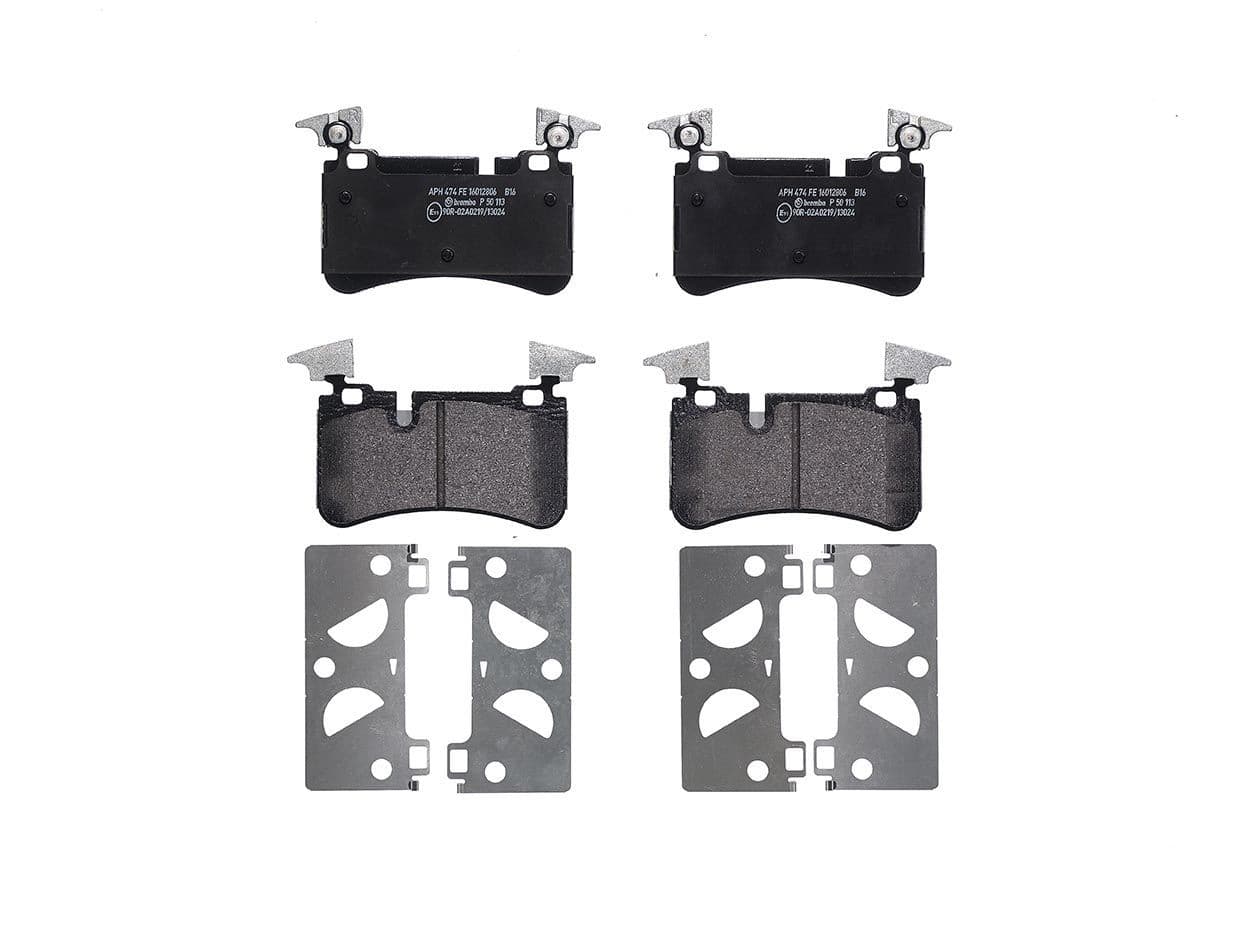 BREMBO Bremsbeläge P50113 110x76 Stärke 15 mm für Warnkontakt
