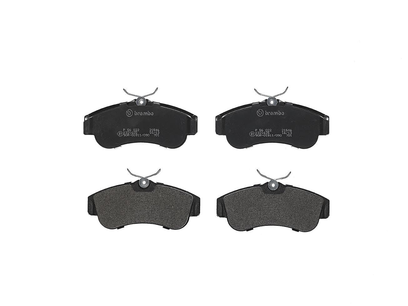 Brembo Kit Pastiglie Freno P56022