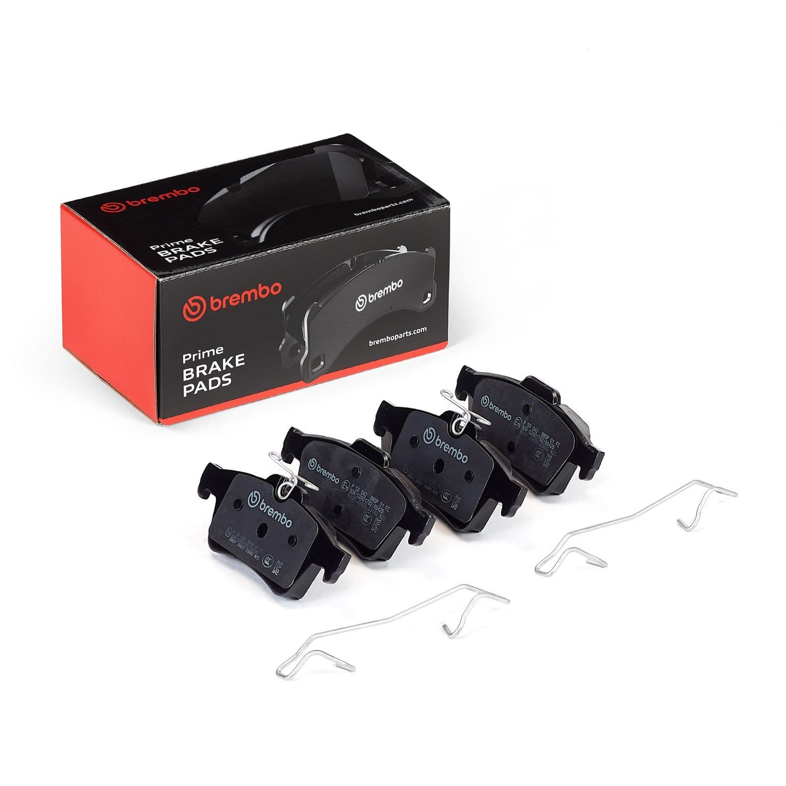 BREMBO Bremsbeläge P59042 123,2x51,9 Stärke 16,7 mm für Warnkontakt