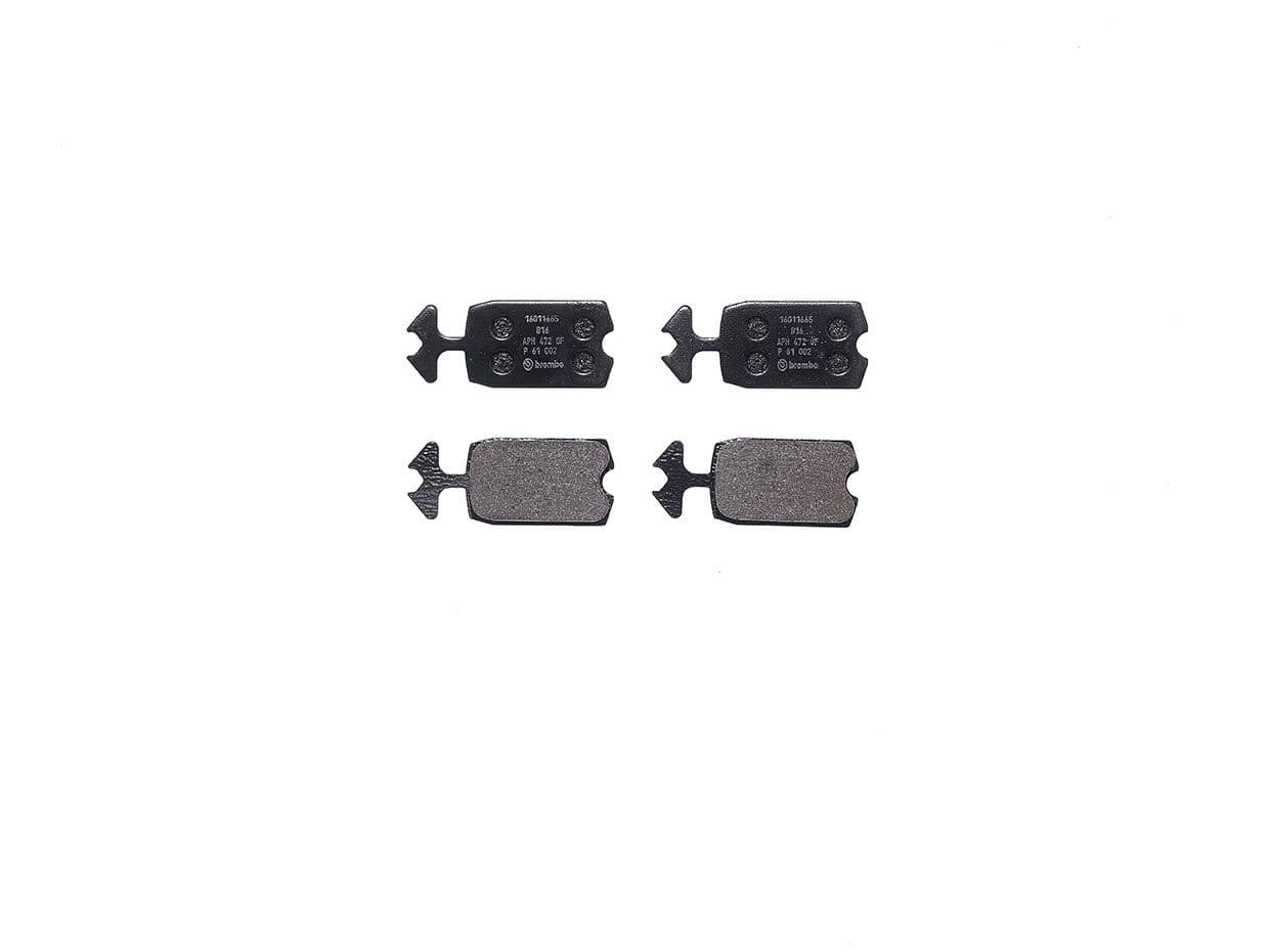 BREMBO Bremsbeläge P61002 90x38 Stärke 13 mm für Auto-Bremsanlage
