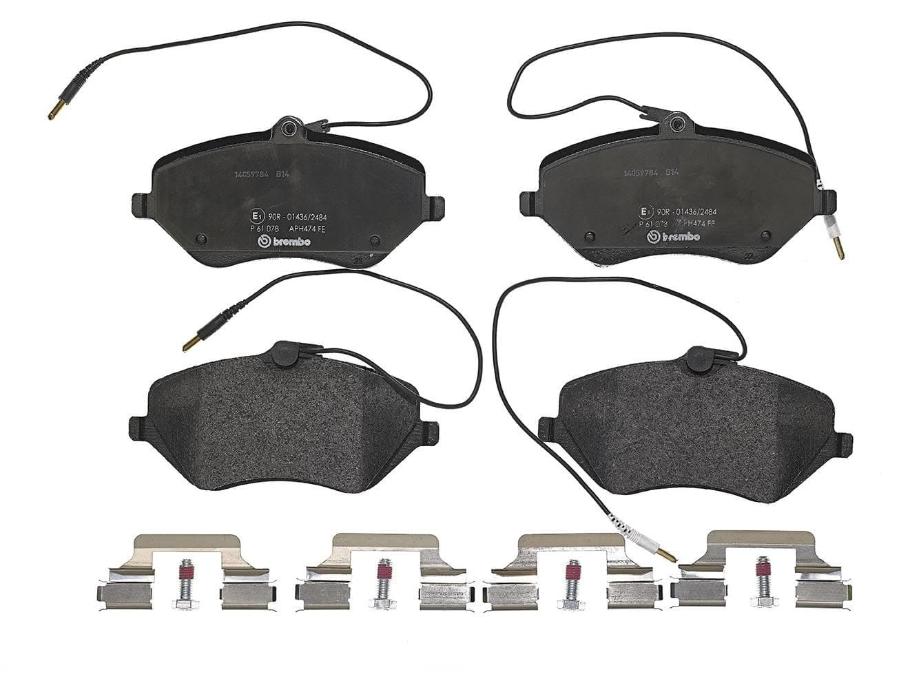 Brembo Kit Pastiglie Freno P61078