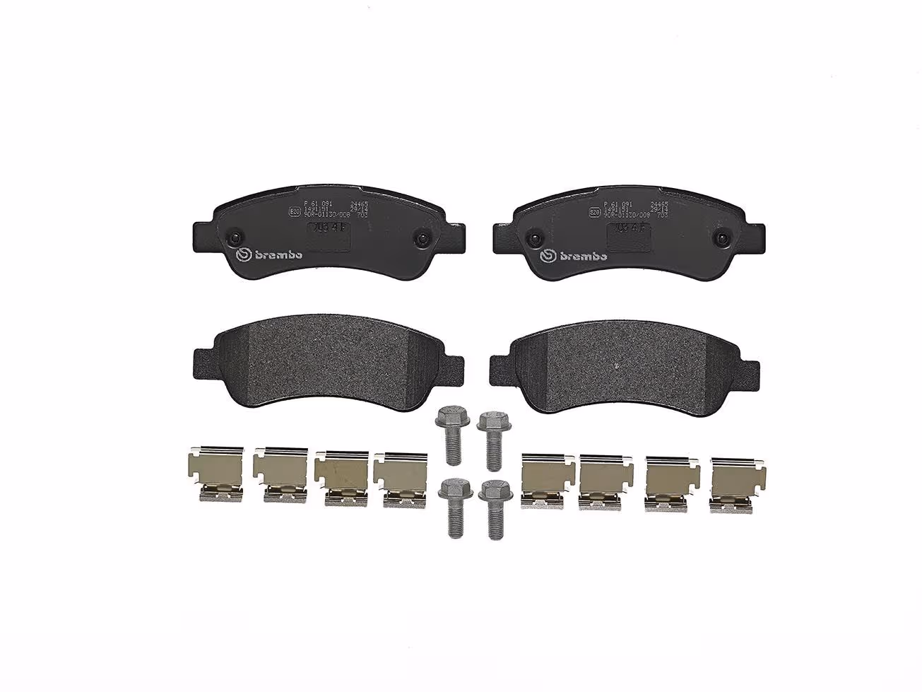 BREMBO plaquettes de frein P61091 137,1x48,8 épaisseur 18,8 mm