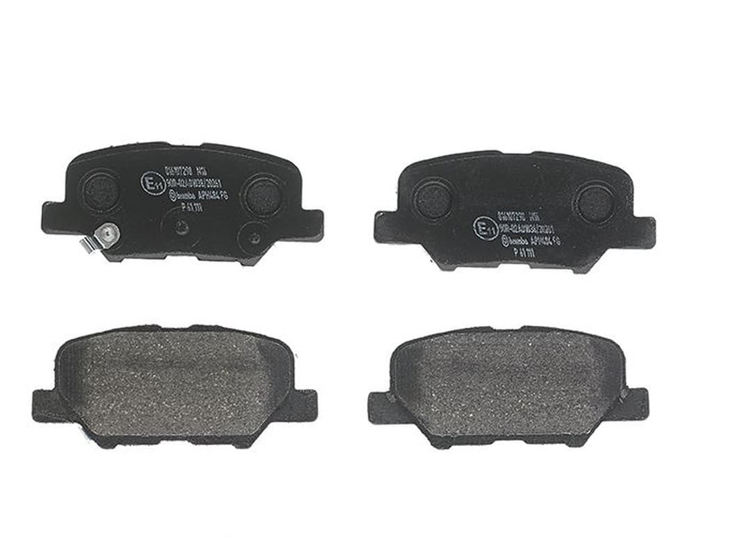 BREMBO plaquettes de frein P61111 101,4x44,3 épaisseur 14,3 mm avec témoin sonore