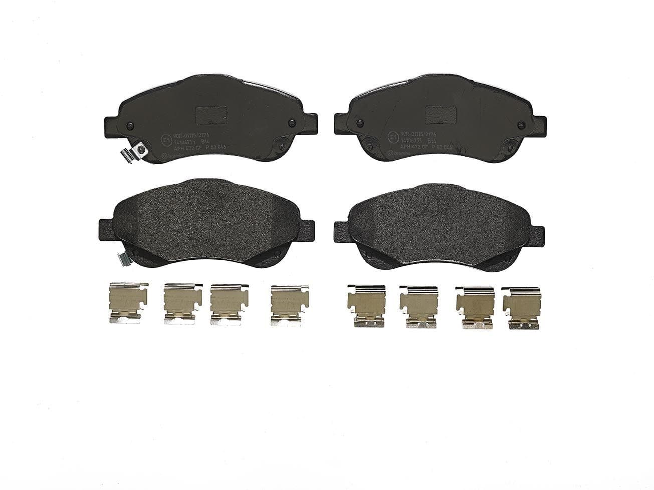 BREMBO plaquettes de frein P83046 151x63,1 épaisseur 19,2 mm avec témoin sonore