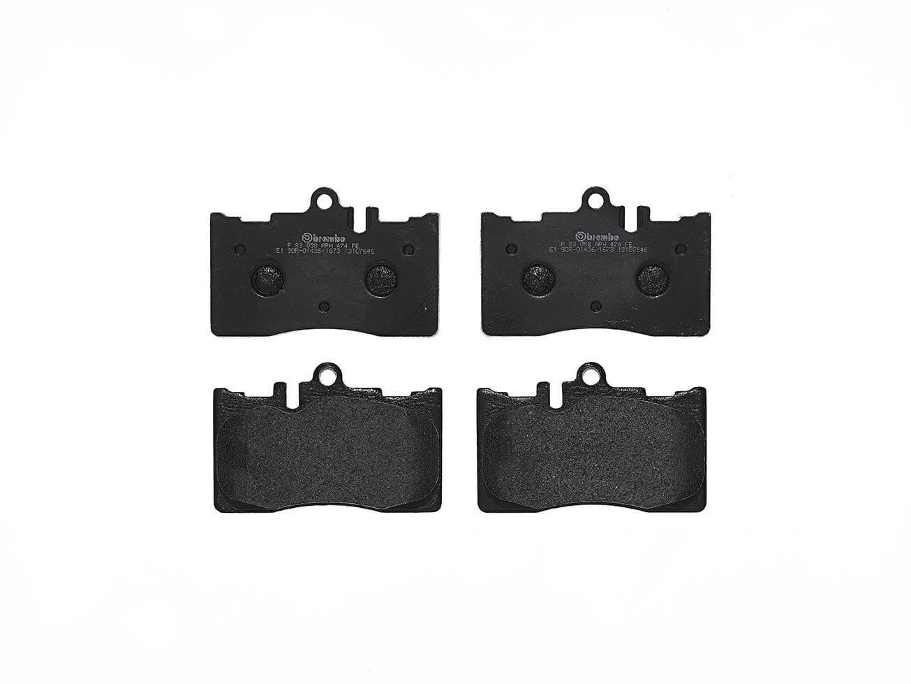 BREMBO Bremsbeläge P83058 118,4x77,7 Stärke 16 mm für Warnkontakt