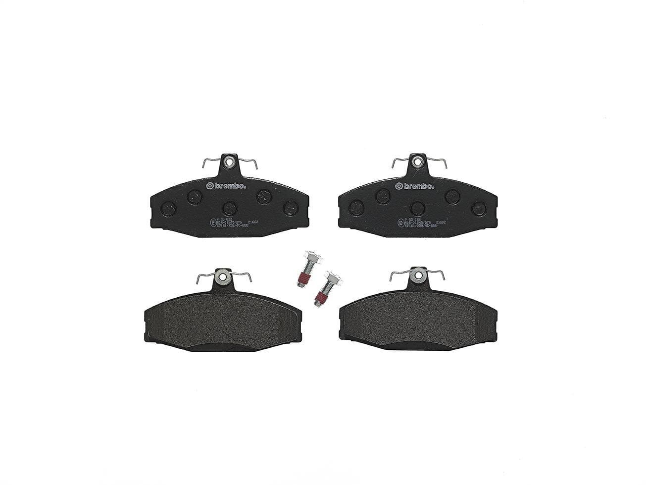 BREMBO Bremsbeläge P85022 114,8x61 Stärke 17,8 mm für Auto-Bremsanlage