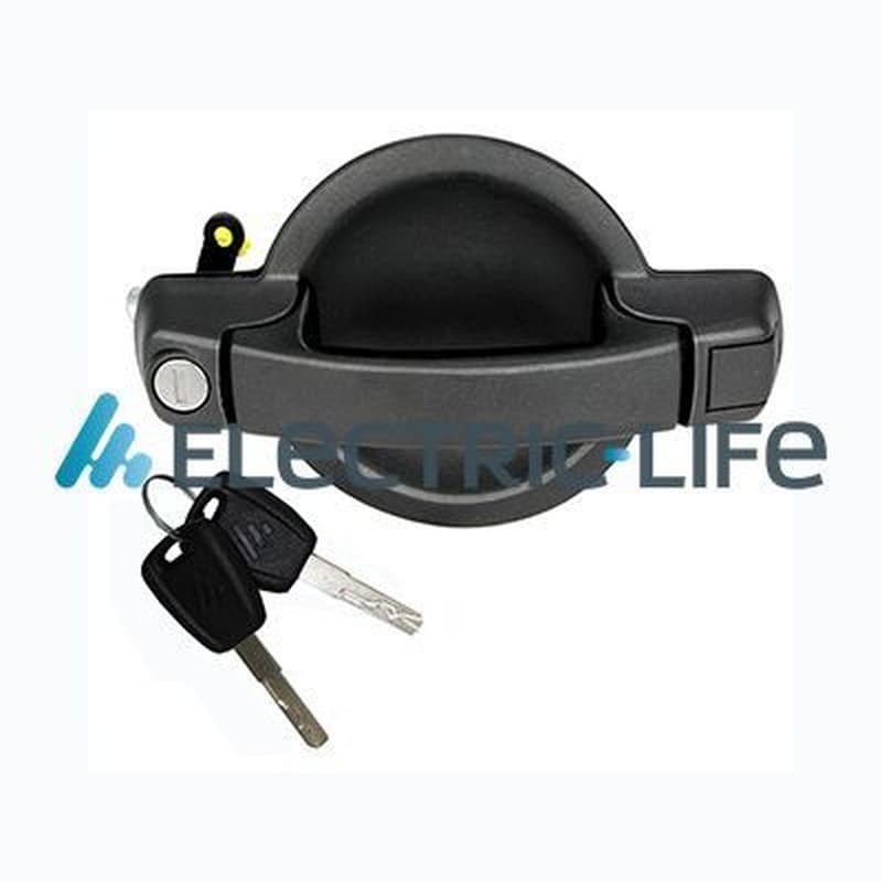 ELECTRIC LIFE ZR80472SC poignée extérieure de porte droite noire sans barillet