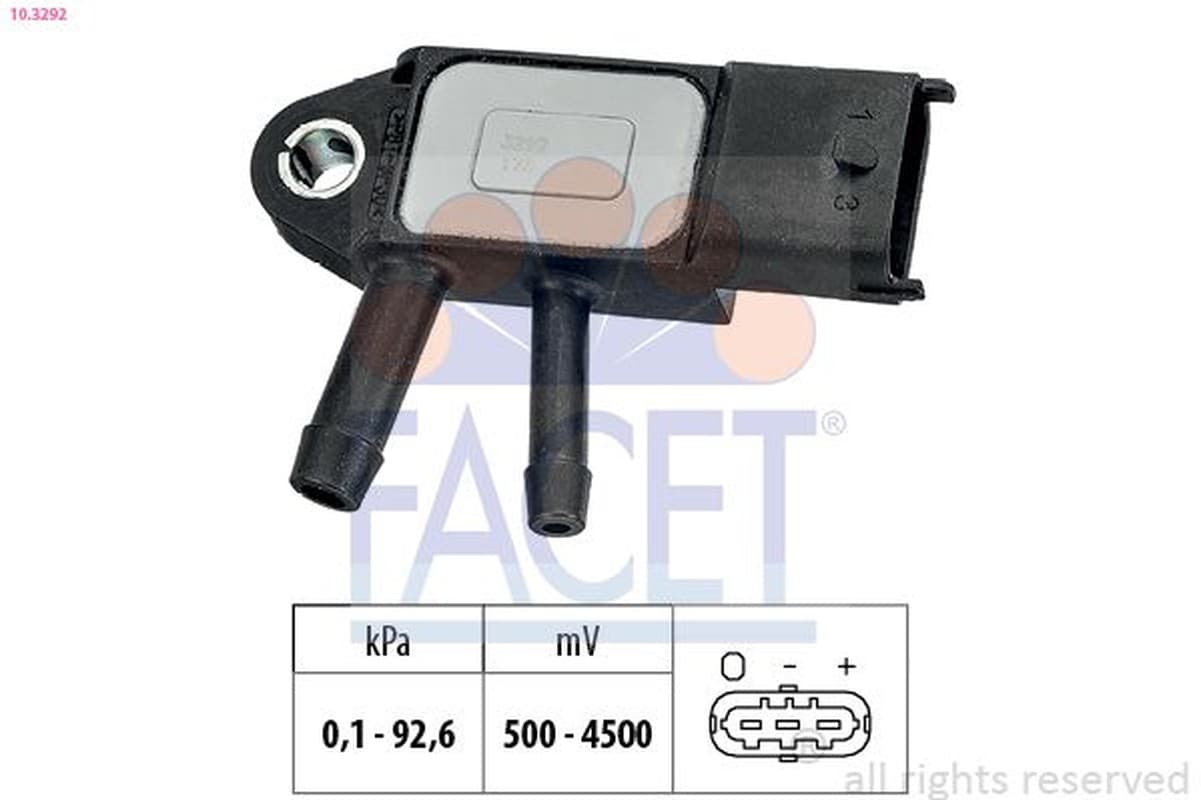FACET 10.3292 Luftdrucksensor Höhenanpassung Druckbereich 0,1 bis 92,6 kPa