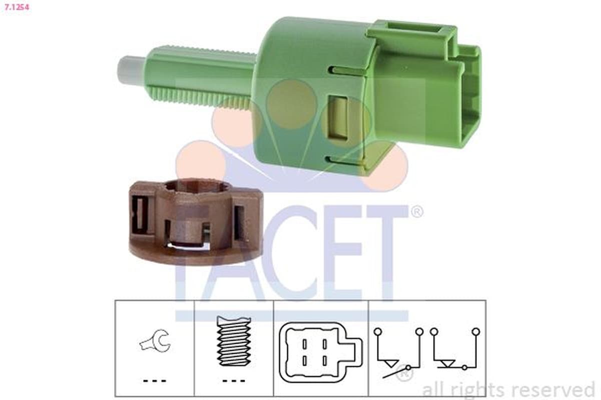 FACET 7.1254 manocontact pression huile type fonctionnement mécanique