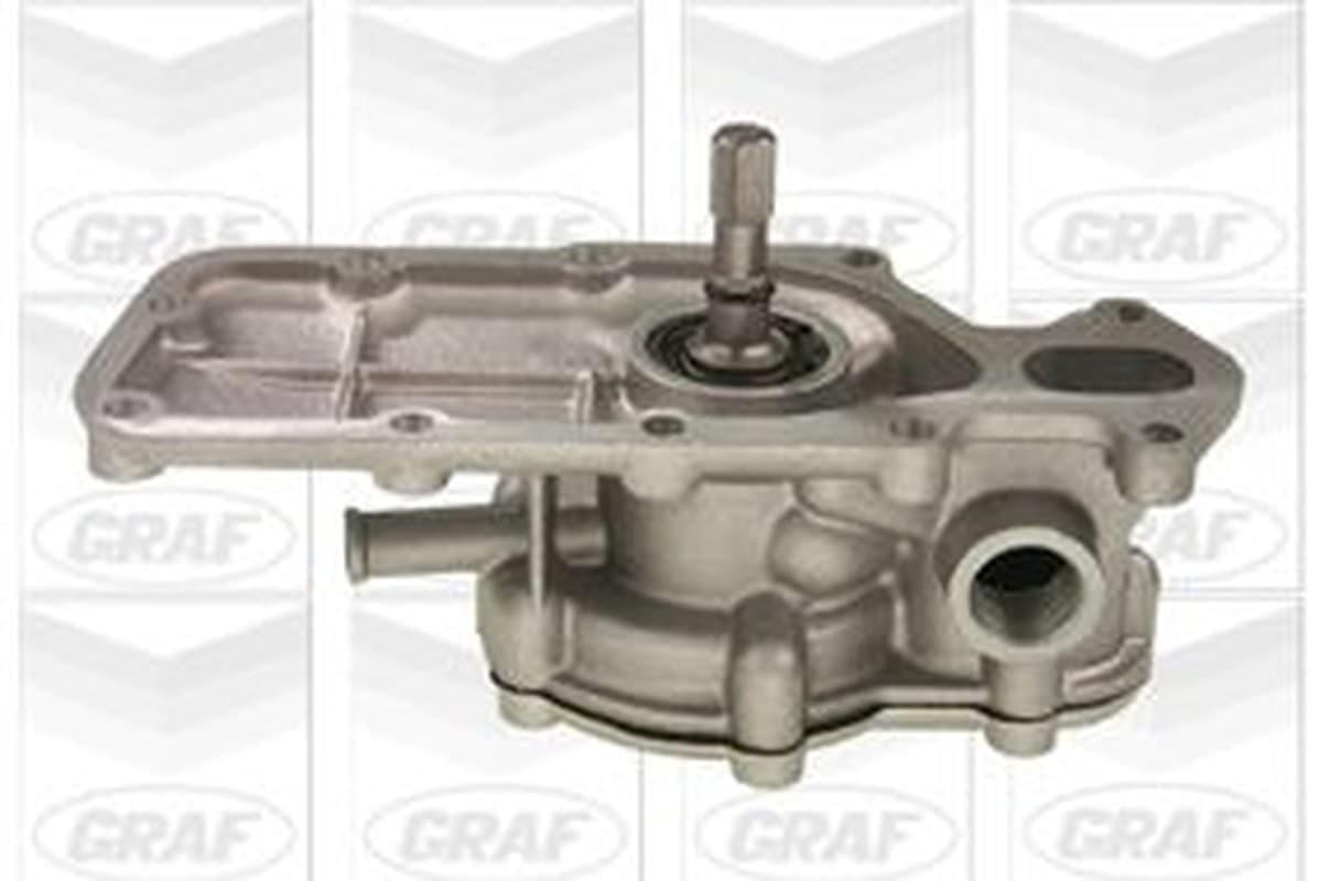 GRAF Wasserpumpe PA041 mechanisch mit Dichtung Poly-V-Riemen Gusseisen