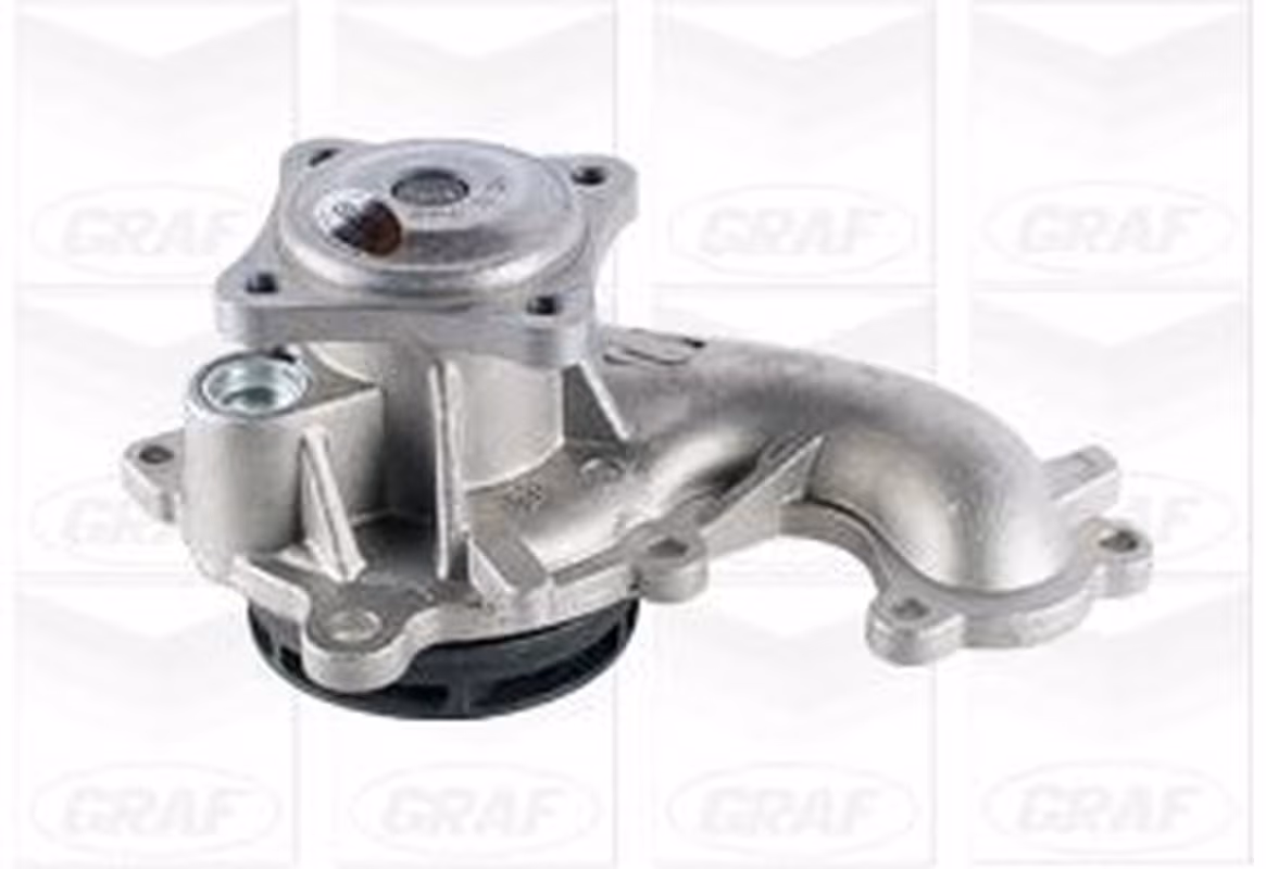GRAF Pompe a eau PA742 mecanique avec joint courroie Poly-V fonte