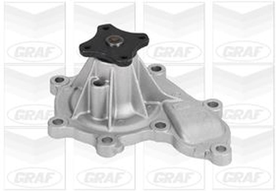 GRAF Wasserpumpe PA823 mechanisch mit Dichtung Poly-V-Riemen Stahlblech