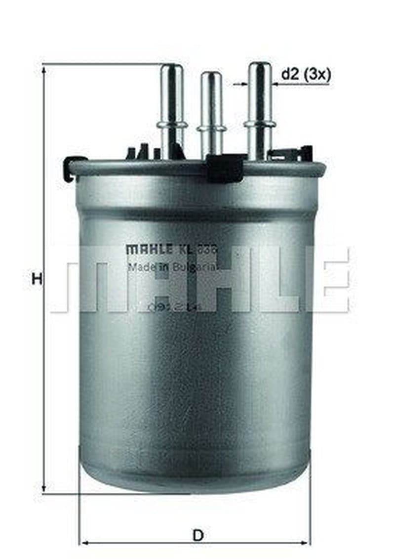 MAGNETI MARELLI 154072350344 filtre carburant en ligne diesel
