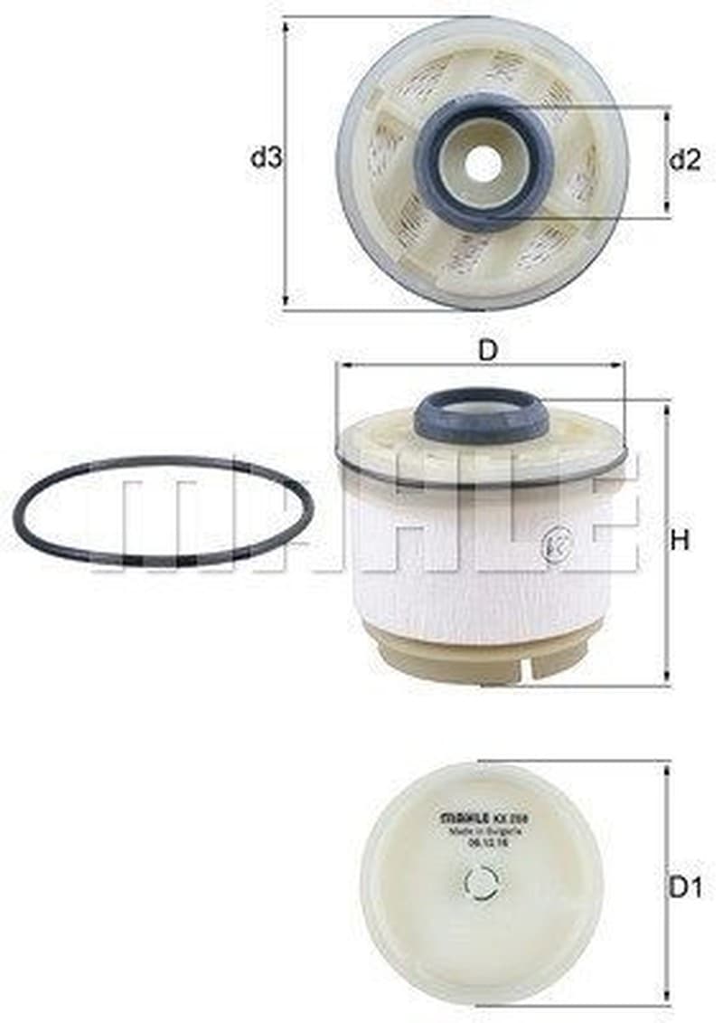 MAGNETI MARELLI 154705102870 Kraftstofffilter Filtereinsatz Diesel Durchmesser 75 mm Höhe 76 mm