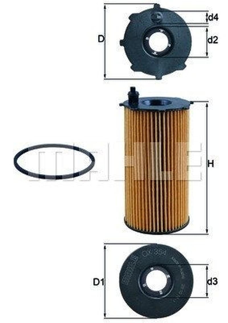 FILTRO OLIO JEEP CHEROKEE 2,8 CRD