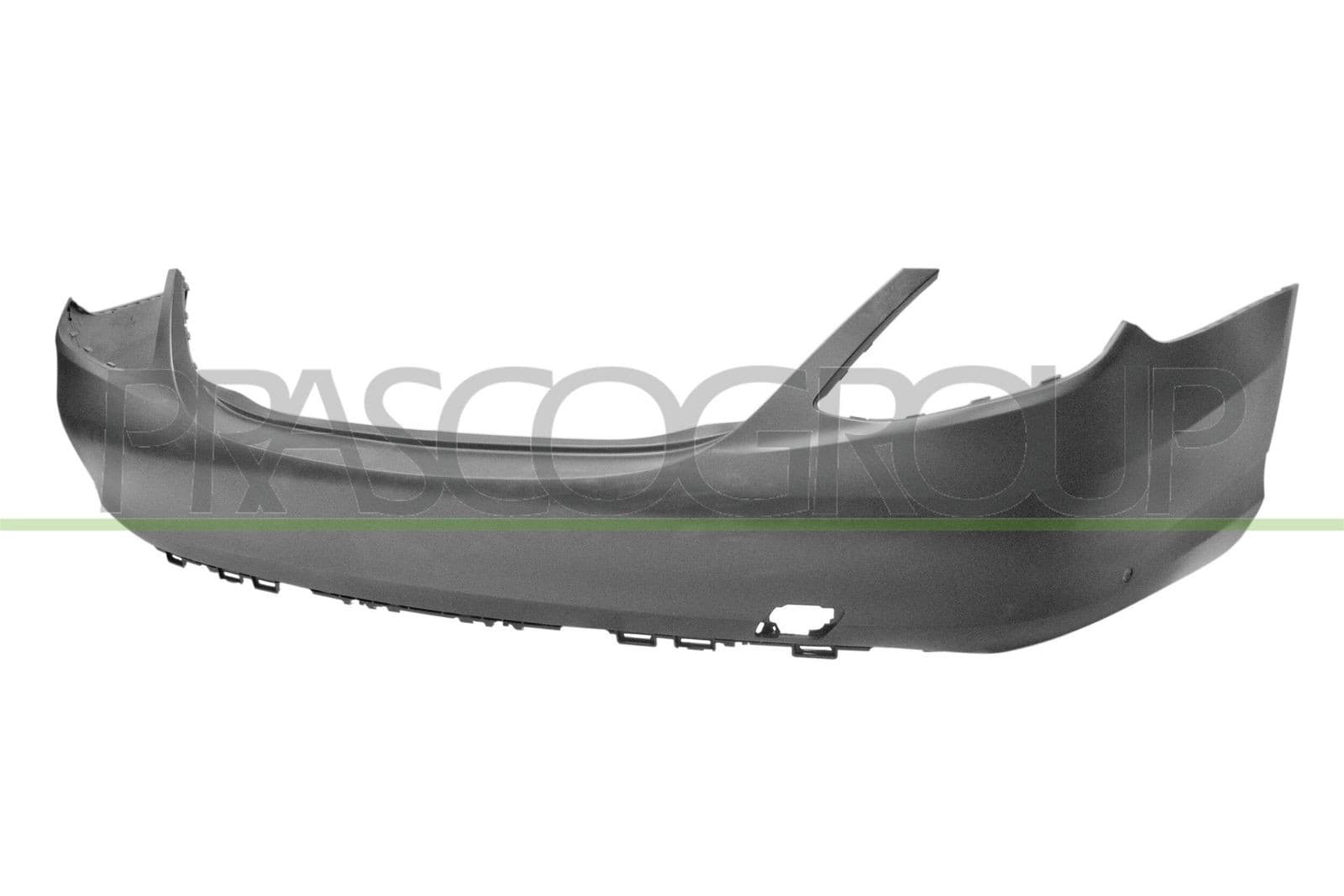 PRASCO Stossfaenger ME4421061 hinten grundiert PDC-Oeffnungen
