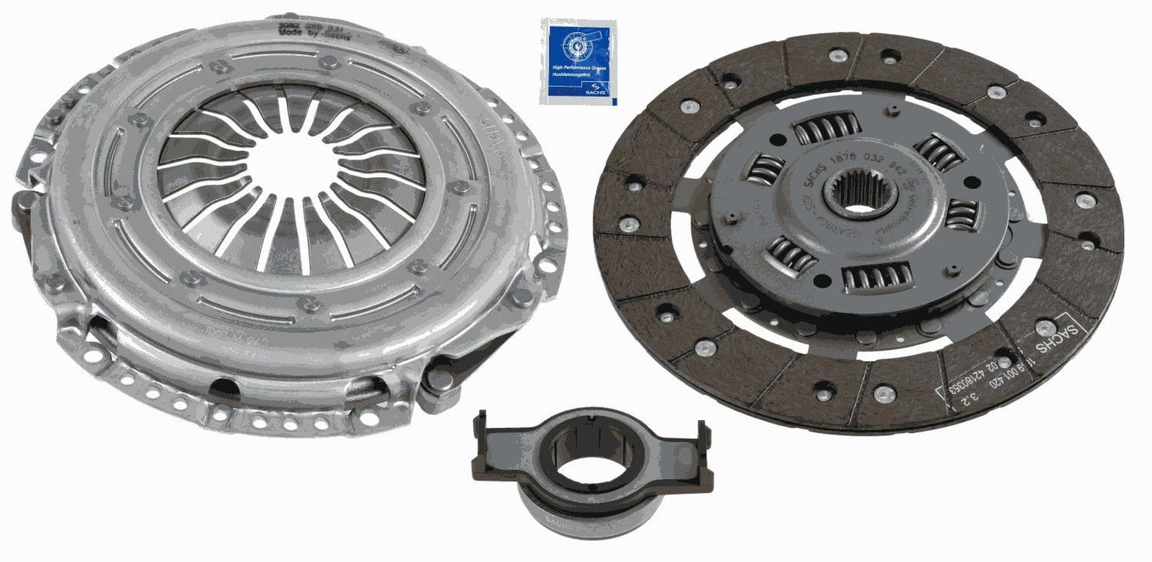 SACHS Kupplungssatz 3000548103 Durchmesser 240 mm 23 Zähne