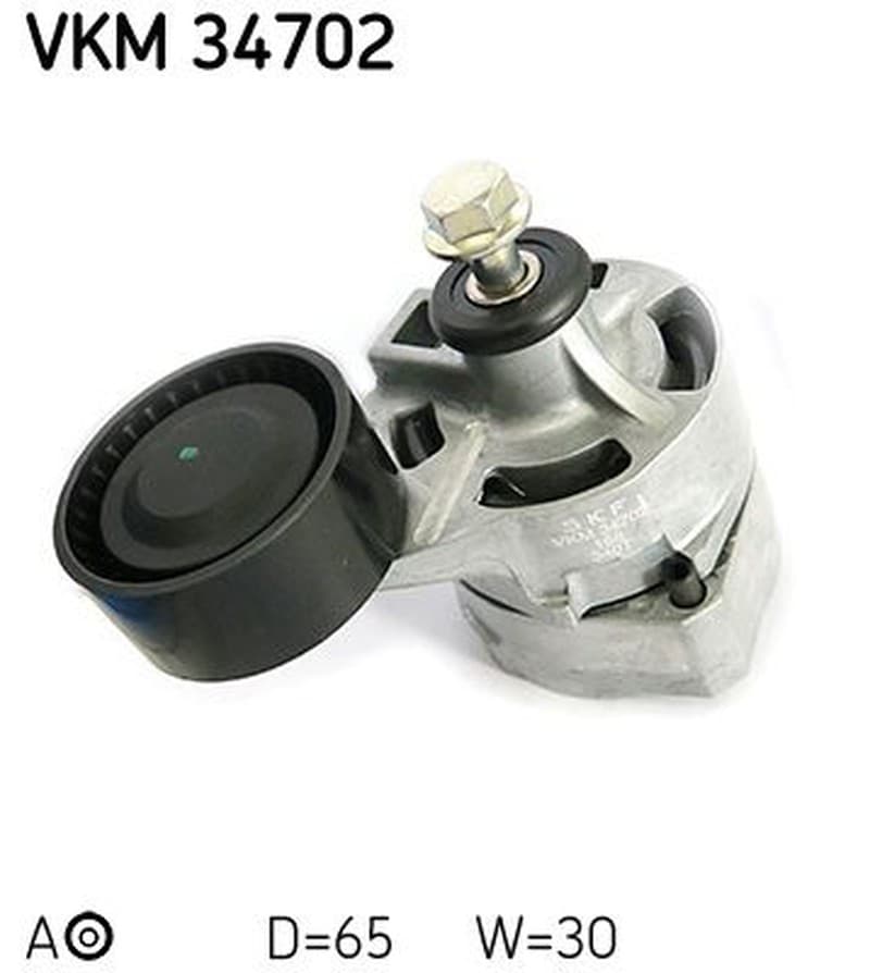 SKF Tendeur de courroie, Courroie striée diamètre 65 mm VKM34702