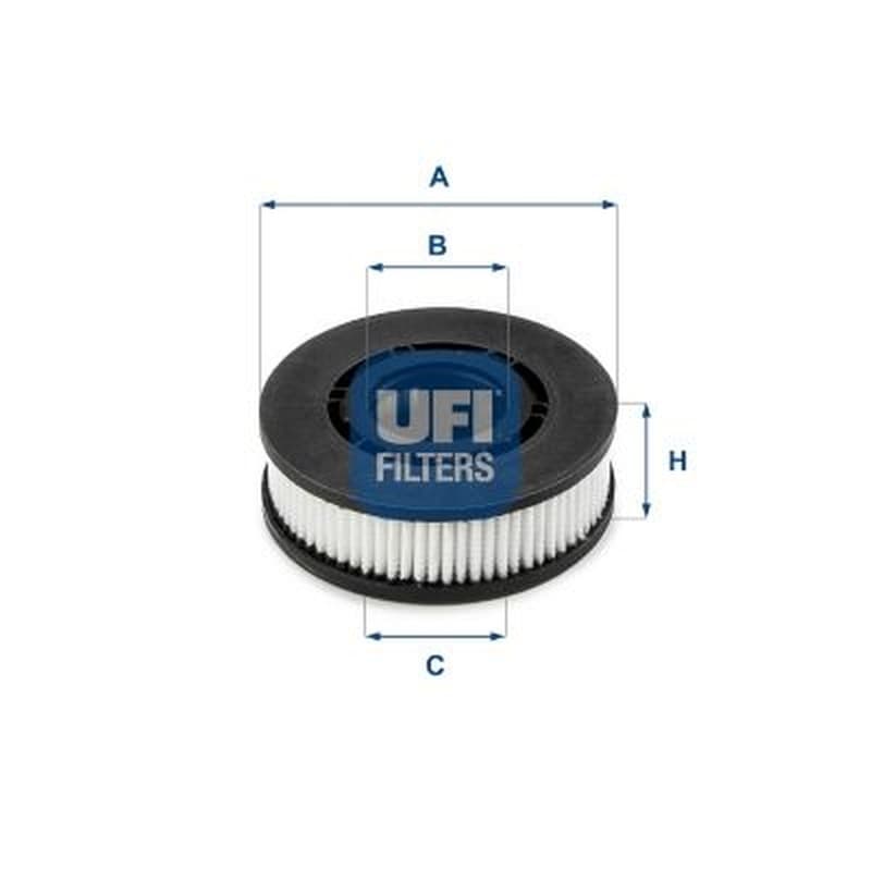UFI Filtre, Reniflard de carter moteur diamètre 91,7 mm hauteur 30 mm 27.689.00