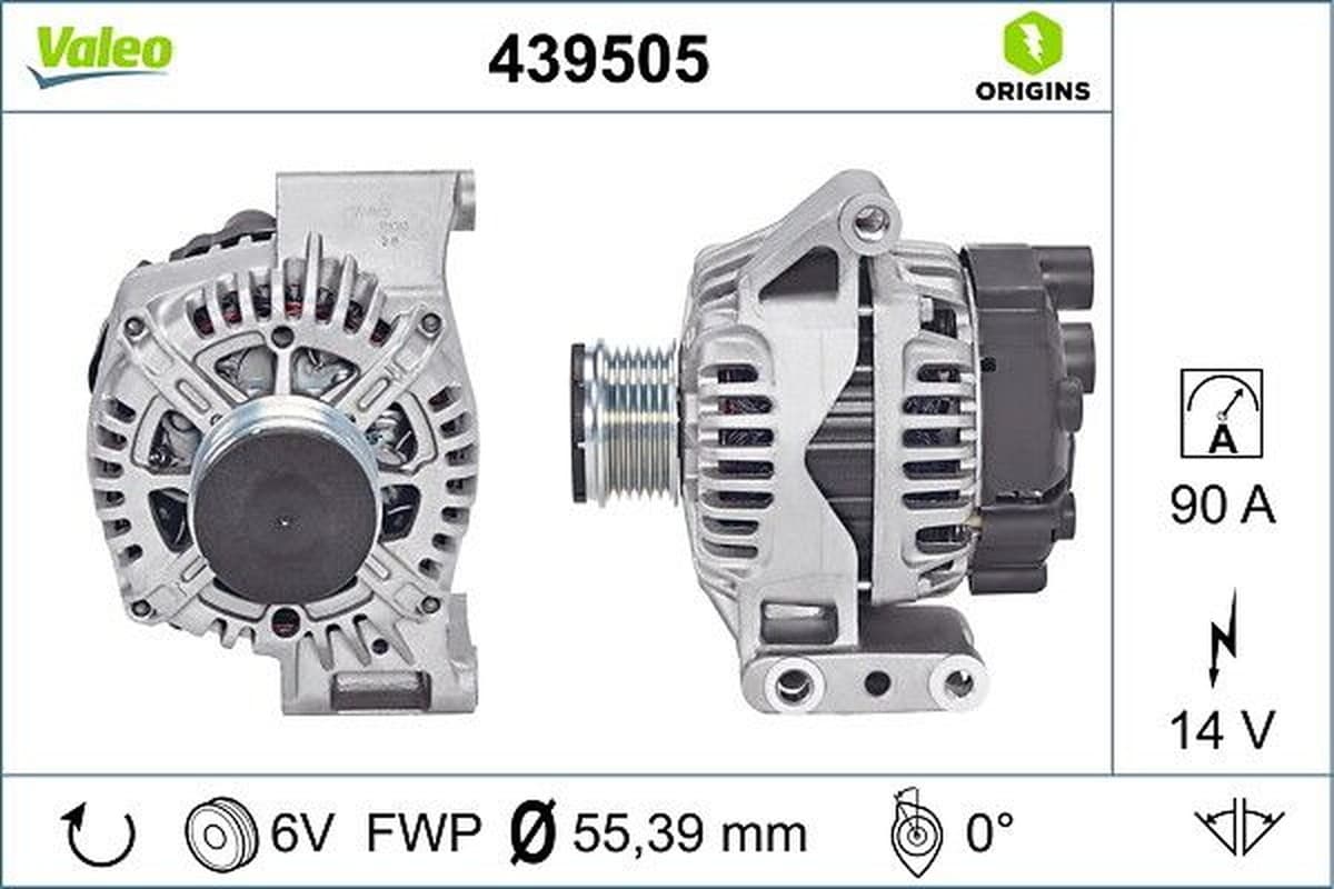 Valeo Alt Fiat Punto,Small,Stilo,Doblo Ypsilon P 439505