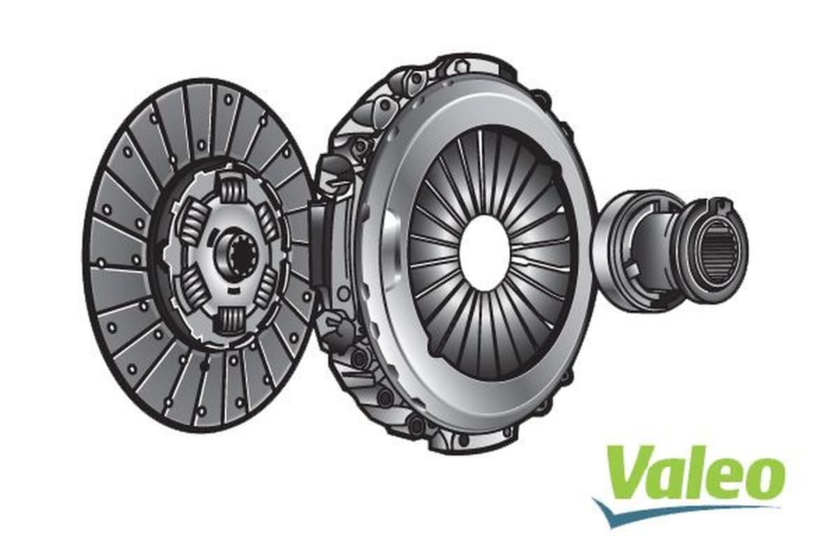 VALEO kit d'embrayage 827163 diamètre 280 mm 10 dents avec butée, disque d'embrayage