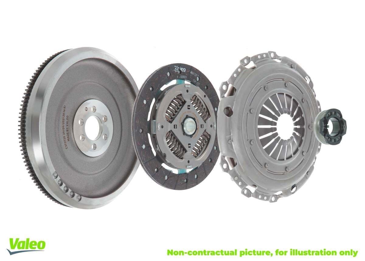VALEO kit d'embrayage 835071 diamètre 228 mm 18 dents conversion volant monomasse